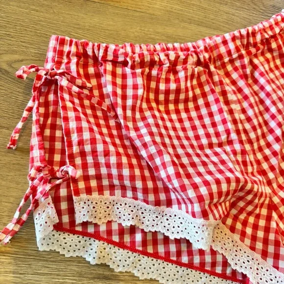 Colsie 2pc Checkered Sexy Pajama Lounge Set - Picture 2 of 4